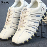 Women's Sneakers Sports Shoes Female Luxury Fashion Striped Lace Up Running Casual Shoes Women Autumn Comfortable Large Size