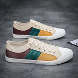 Canvas Shoes Men Flat Shoes Women Vulcanized Sneakers Shoes Spring Autumn Couple Student Casual Lace-up Zapatos