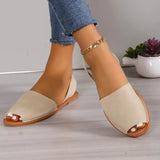 Women's Sandals Fashion Open Toe Summer New Flat Shoes Casual Banquet Women's Slip-ons Casual Shoes Plus Size 43 Zapatos