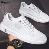 Men Casual Shoes Summer Mesh Shoes Men's Breathable Casual PU Leather Shoes Fashion Loafers Male Walking Shoe Chaussure