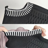 Breathable Mesh Women Sneakers 2023 autumn Comfortable Running Shoes Woman Soft Sole Knitted Sock Shoes Plus Size