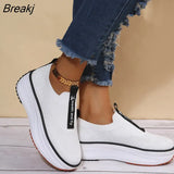 Running Shoes Platform Women Casual Sneakers 2022 Spring Autumn New Breathable Walking Travel Shoes Woman Sport Cozy