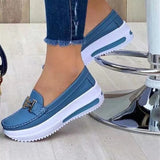 Breakj Bean Shoes Women's Large Comfortable Women's Single Shoes Soft Soles Casual Women's Shoes