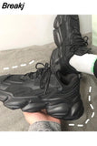 Men's Platform Sneakers Breathable Men Chunky Shoes Trainers women Sneakers Tenis Masculino Zapatillas