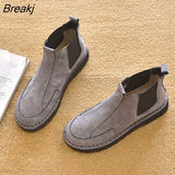Autumn Winter Shoes Women Chelsea Boots Warm Plush Thick Sole Cold Winter Women Footwear Ladies Cotton Shoes