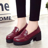 High School Student Shoes Girly Girl Lolita Shoes Cospaly Shoes JK Uniform PU Leather Loafers Casual