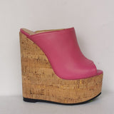 Breakj Mouth A Thick Base Size 47 Slopes And Sexy High Heel Slippers Sandals