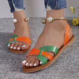 Pearl Sandals 2024 Casual Women New Dress Sandal Summer Metal Decor Fashion Shoes Slip on Colorful Women's