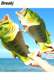 Beach Funny Slippers Man Footwear Family Shoes Parent-child Sandals Plus Size 24-47 Shoes Boys Unisex Fish Slippers