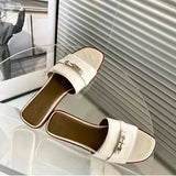 heel Med Shoes Woman 2023 Glitter Slides Slippers Summer Fashion Pantofle Block Jelly Luxury New Rubber Crystal Hoof