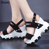 New Summer Women Platform Sandals Female Wedges Comfortable Shoes for Women Fish Toe Outdoor Height Increase