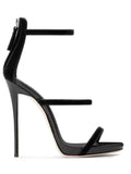 Women's Summer New Sexy Stiletto Heels Sandals Fashion High-quality Banquet Zipper Strap Combination High