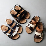 Fashion Men Leather Sandals Outdoor Comfortable Breathable Sports Casual Non-Slip Beach Luxury Sandals