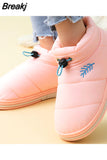 Women Lightweight Ankle Boots Fashion Snow Boots For Couple Winter Flats Cotton Shoes Keep Warm Winter Women Boots Botas