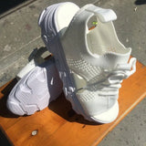 Breakj New 2023 Hairtail Mouth Thick Woven Casual Sandals