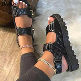New Fashion Women Platform Sandals Comfort Summer Opened Toe Outdoor Sports Beach Height Increase Plus Size