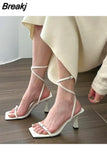 Summer Fashion New Super High Stiletto Heels Pumps Women Shoes Open Toe Strappy Sandals Sexy Women's Pumps Ladies