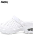 Summer Platform Sandals Women Mesh Sneakers Breathable Slip on Buckle Strap Female Beach Outdoors Shoes