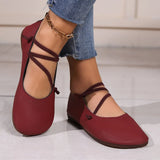 Woman 2024 Trend Summer Women Mary Jane Shoes Soft Casual Outdoor Dress Flat Ballet Shoes Round Toe Shallow Slip on