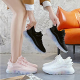 Women's New Fashion Platform Sport Shoes Female Autumn New Breathable Outdoor Running Sneakers Lightweight Casual Tennis