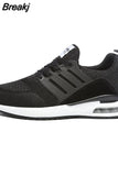 New Man Sneakers for Men Rubber Black Running Shoes Army Green Breathable Fabri Sport Shoes Male Female Women Pink