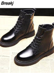 Flat Boots Clogs Platform Round Toe Zipper Winter Footwear Shoes Luxury Designer Boots-Women Low Rock Rubber 2023 Ladies