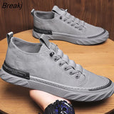 Sneakers Men Vulcanize Shoes Lace Up Canvas Trainers Men's Casual Shoes Breathable Sneaker Male Flats Tenis Masculino
