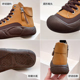 Breakj Top Small White Shoes Female 2024 Autumn Autumn And Winter Style Student Ins Fashion Shoes Versatile Casual Platform Shoes Female