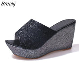 2023 Trend Women's Sandals Summer Fashion Leisure Fish Mouth Sandals Thick Bottom Slippers Wedges Shoes Platform Ladies