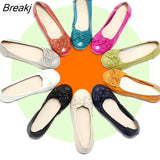 For Women Leather Ballet Flats Women Shoes Spring Casual Ballerina Shoes Shallow Slip On Ladies Loafers женская