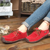 Women shoes breathable soft solid women casual flat shoes hot sale spring women loafers autumn female footwear