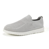 Knitting Flats Shoes for Women 2023 Autumn Comfortable Slip On Casual Shoes Woman Breathable Soft Sole Tennis
