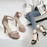 women's sandals, open toe platform fashion casual solid sandals, soft cool retro romantic women's