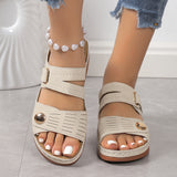 Sandals Women Summer Platform Sandals Women Elegant Low Heels Sandals Slippers Zapatos Mujer Wedge Heeled Sandals