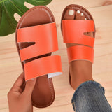 Breakj Slippers Female Large Size 2024 Spring / Summer Leisure Wear A Toe With Flat