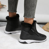 Winter Down Waterproof Snow Boots Women Warm Thick Plush Ankle Booties Woman Non Slip Thick Bottom Cotton Shoes