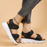 Summer Women Platform Sandals Casual Thick Bottom Non Slip Beach Shoes Woman Open Toe Comfortable Sports Sandals Plus