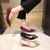 Spring New Women Bridal Shoes Wedding Shoes Faux Silk Satin Rhinestone Crystal Woman Pumps Stiletto Sapato