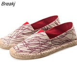 Mens Espadrilles Mannen Patchwork Slip Op Zomer Schoenen Mannen Loafers Ademend Outdoor Shoes Comfort Summer Sneakers