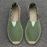 Size 35-45 Women Sewing Flax Shoes Slip on Loafers Casual Shoes Woman Espadrilles Hemp Canvas Flat