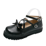 Kawaii lolita Shoes JK Uniform Shoes Mary Janes Shoes Woman lolita dress cosplay Shoes low heel women pink white