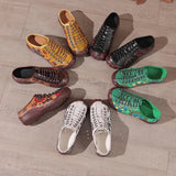 Mother Shoe Hole Hole Front Tie Baotou Deep Mouth Women's Shoes Leather Soft Sole With Wear-Resistant Soft Sole