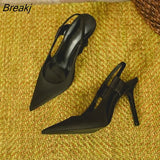 Women Sandals Sexy Transparent Heel Slippers Sandal Shoes Woman Thin High Heels Square Toe Sandal Lady Pump Shoes