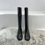 Boots And Velvet Boots 2024 New Knight Boots White Boots Online Celebrity Skinny Boots Online Celebrity