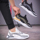 Shoes Men's Shoes Early Spring New Popular Shoes Run Net Surface Breathable Sports Shoes Comfortable Men's Leisure