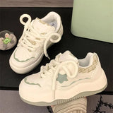 Casual Platform Sneakers Women's Sports Shoes Chunky Vintage Tennis Female Flats Kawaii Vulcanize Harajuku Footwear