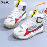Shoes Women High Top Sneakers 2021 New Woman Plush Boots Warm Casual Shoes Female Platform Sport Shoes Zapatillas