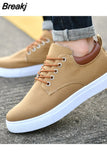 Arrival Canvas Shoes Men Spring Summer Casual Canvas Shoes For Men Lace-Up Flats Men Shoes Driving Sneakers Men