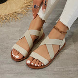 Breakj Sandals Summer New Fish Mouth Cross Fashion Comfortable Tight Feet Large Size Women's