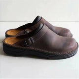 Breakj Flat Bottom Large Head Back Empty Slippers Light Mouth Men's Casual 48-Yard Bag Head Sandals Adult Men's